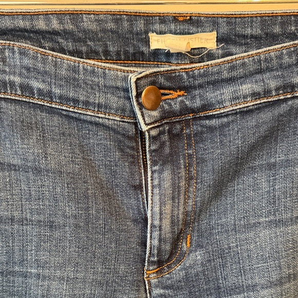 Eileen Fisher Indigo Skinny Straight Leg Jeans size 16 - Picture 6 of 12